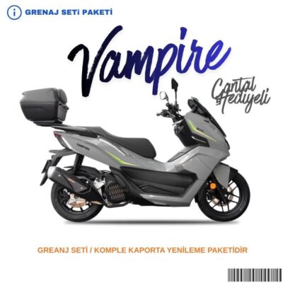 Yuki Vampire Grenaj Seti Gri 11 Parça